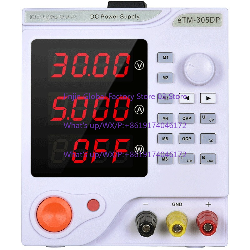 Linear Lab Power Supply Adjustable - Fuente de Alimentación de CC Programable,