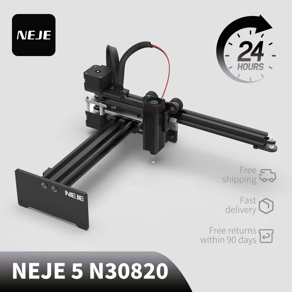Mini Laser Engraver Cnc Router - NEJE 5 N30820 40W Mini Grabador