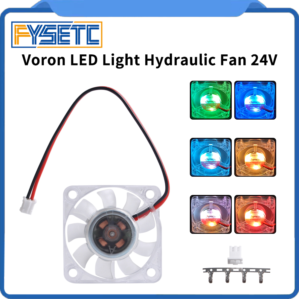 Voron 2.4 R2 Kit - FYSETC Voron 4010 ventilador hidráulico iluminado
