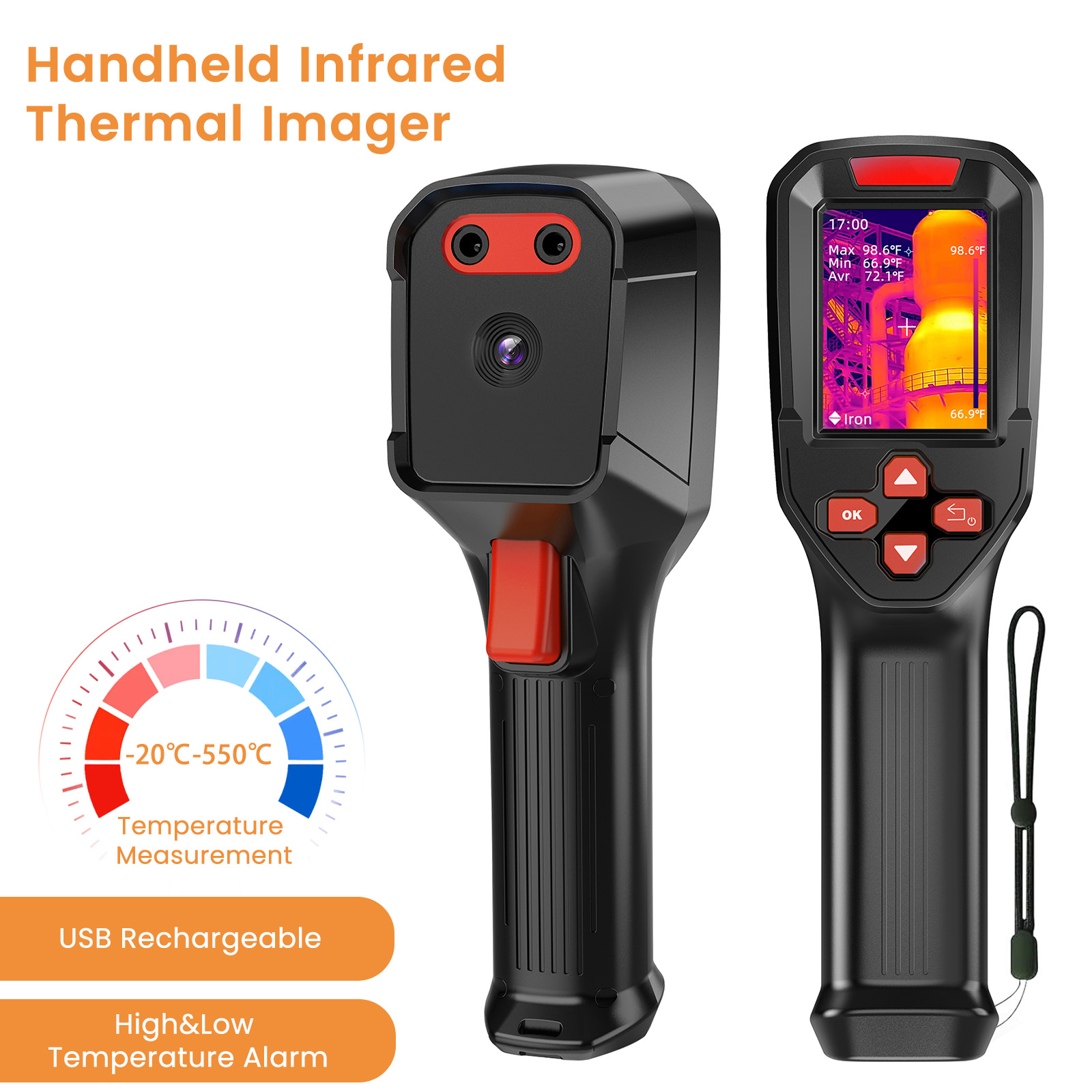 Thermal Imaging Camera Pcb Repair - Cámara Termográfica Recargable por USB HD