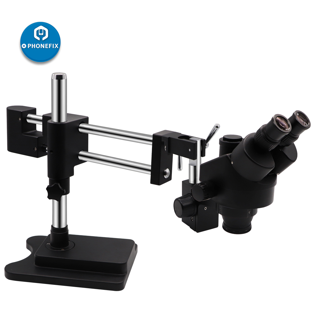 Microscopio estéreo de doble b - Stereo Trinocular Microscope Pcb reseña y precio