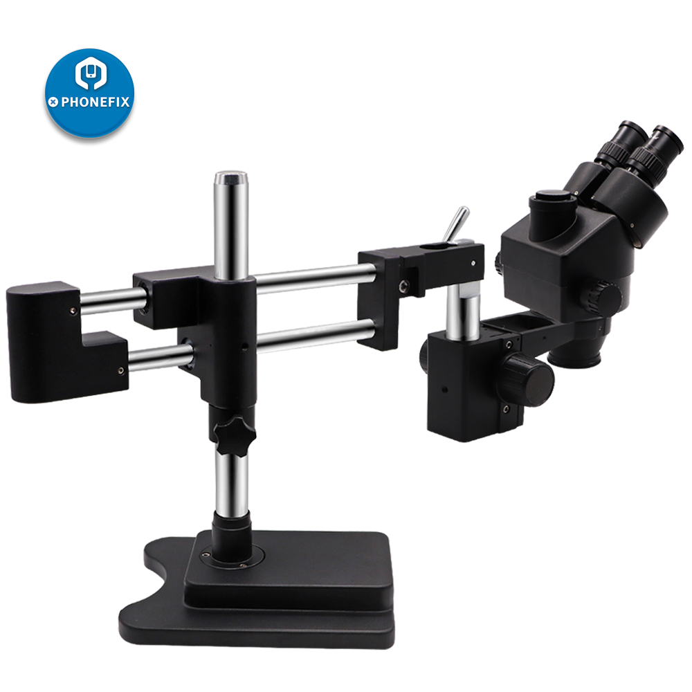 Microscopio estéreo de doble b - Stereo Trinocular Microscope Pcb reseña y precio