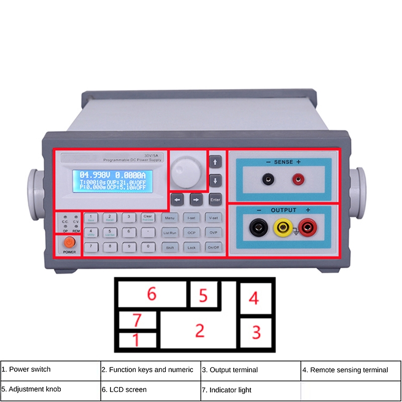 Fuente de alimentación de CC p - Linear Lab Power Supply Adjustable reseña y precio