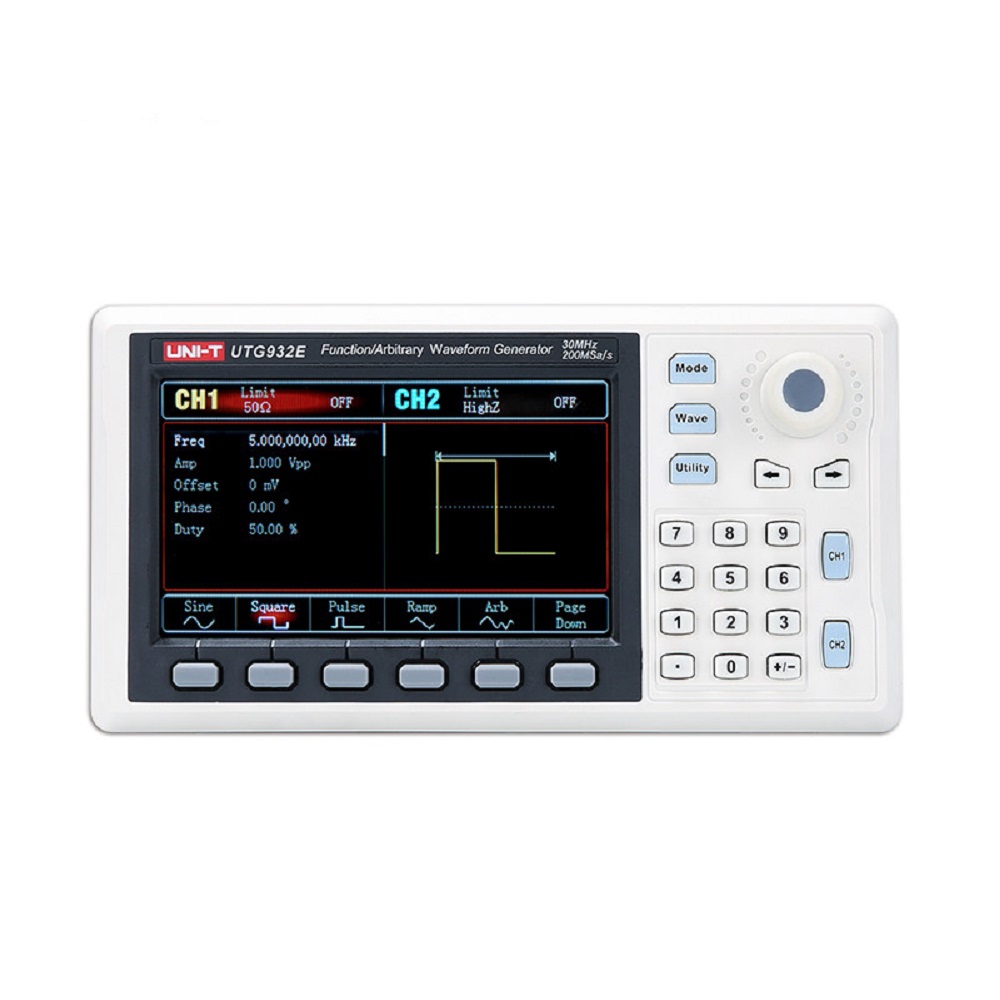 Función UTG962E generador de f - Function Arbitrary Waveform Generator reseña y precio