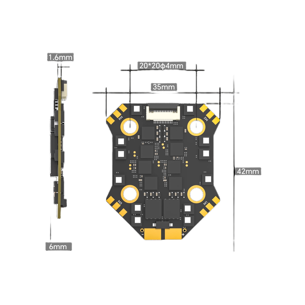 Controlador de Vuelo IFlight B - Fpv Flight Controller F7 Stack 60A reseña y precio