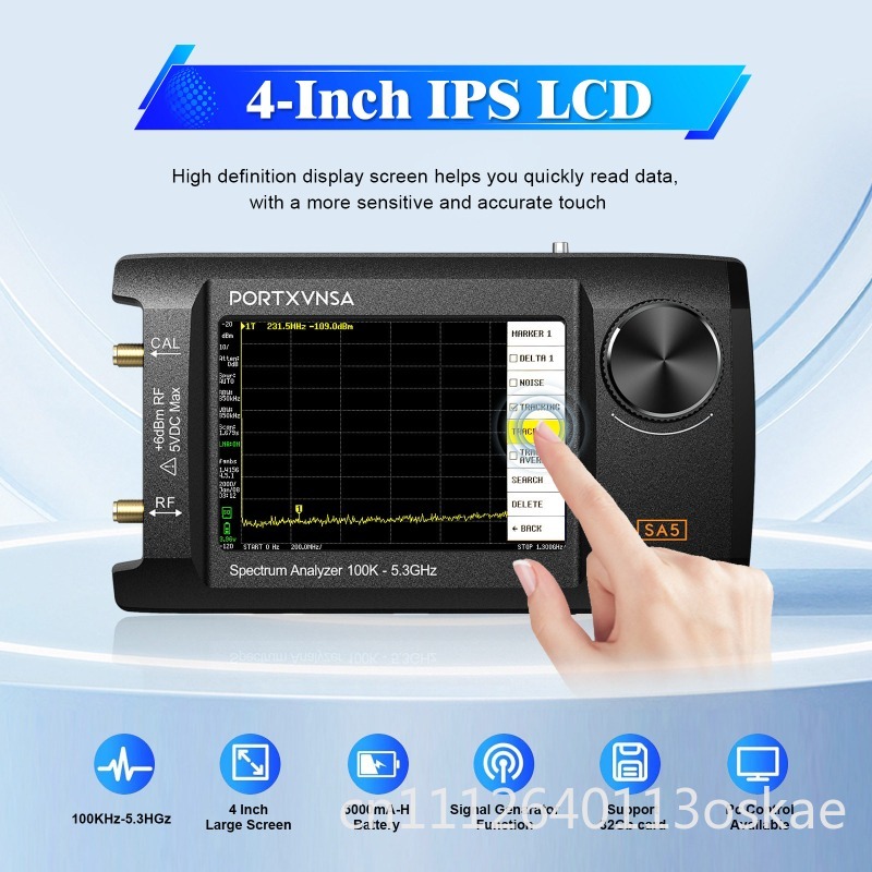 Analizador de Espectro Portáti - Signal Generator Spectrum Analyzer reseña y precio