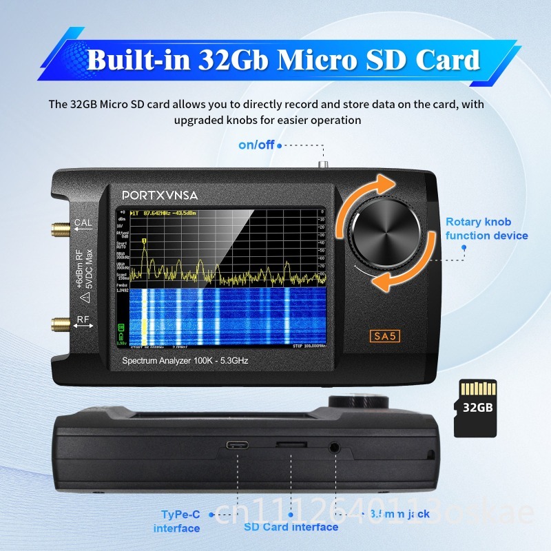 Analizador de Espectro Portáti - Signal Generator Spectrum Analyzer reseña y precio
