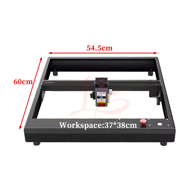 LY 4040 10W/20W estructura de  - Mini Laser Engraver Cnc Router reseña y precio