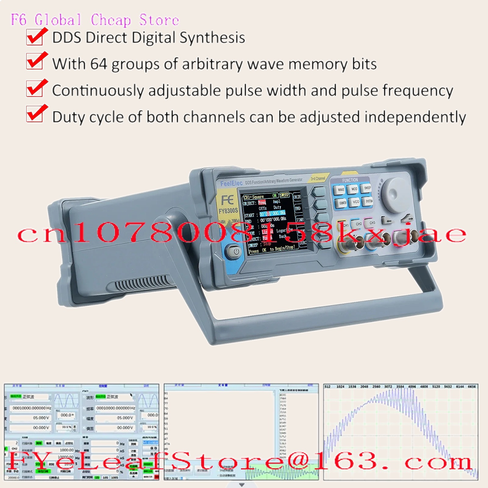 Generador de Ondas Arbitrarias - Function Arbitrary Waveform Generator reseña y precio