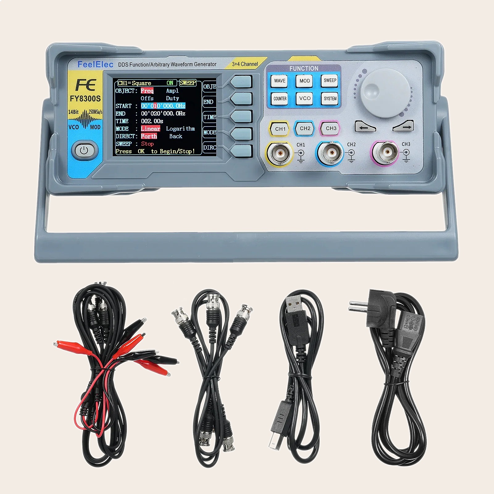Generador de Ondas Arbitrarias - Function Arbitrary Waveform Generator reseña y precio