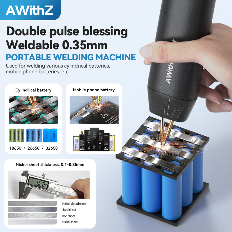 Awithz-soldador por puntos de  - Spot Welder 18650 Battery Pack reseña y precio