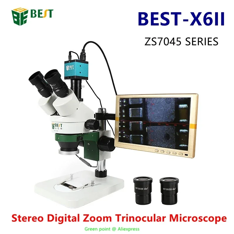 Microscopio Trinocular con Zoo - Stereo Trinocular Microscope Pcb reseña y precio