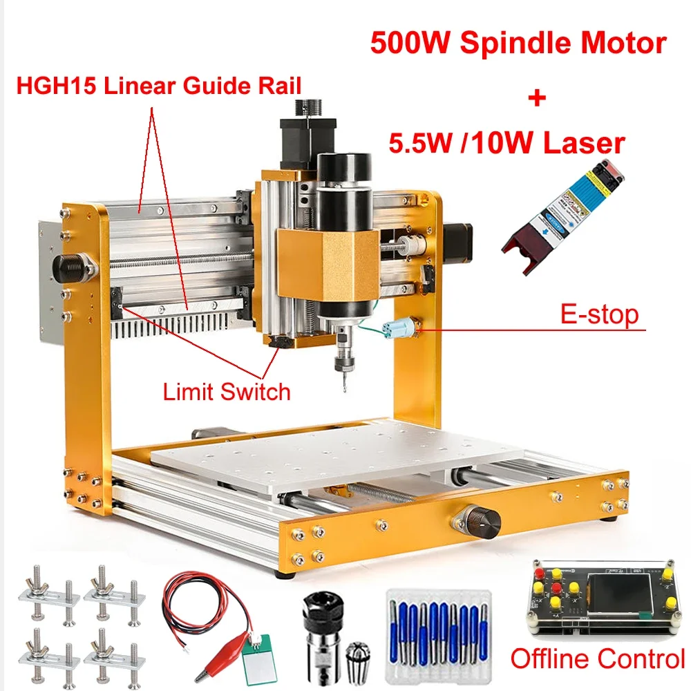 Mini Router CNC de Aluminio co - Mini Laser Engraver Cnc Router reseña y precio