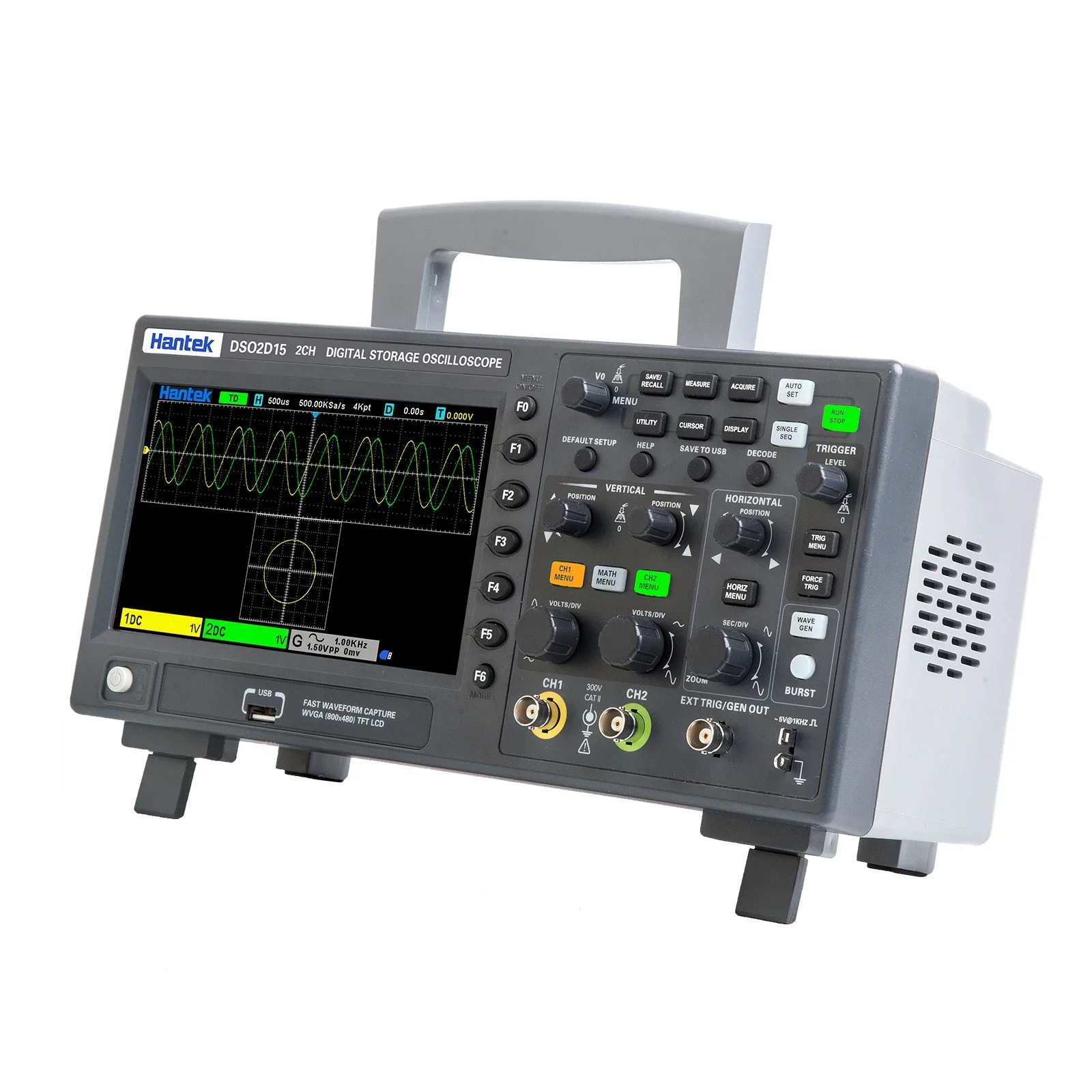 Osciloscopio de Almacenamiento - Digital Storage Oscilloscope 100Mhz reseña y precio