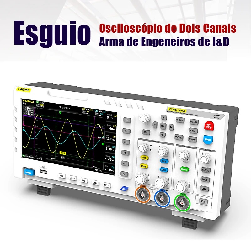 Osciloscopio Digital FNIRSI 10 - Digital Storage Oscilloscope 100Mhz reseña y precio