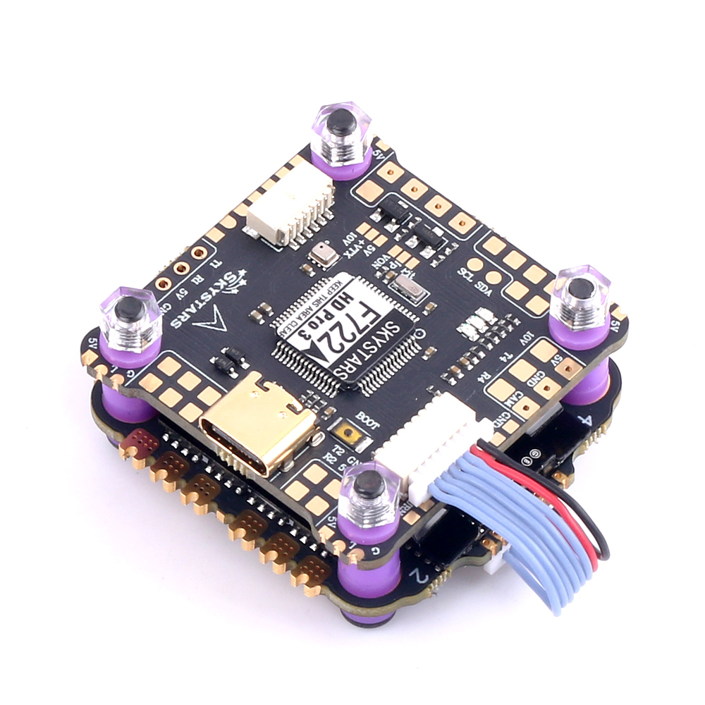 Controlador de vuelo SKYSTARS  - Fpv Flight Controller F7 Stack 60A reseña y precio