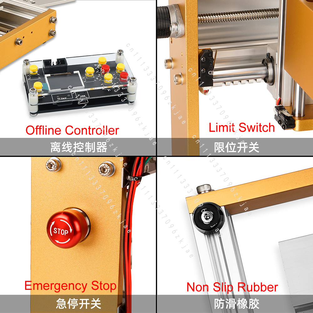 Mini Router CNC de Aluminio Of - Mini Laser Engraver Cnc Router reseña y precio